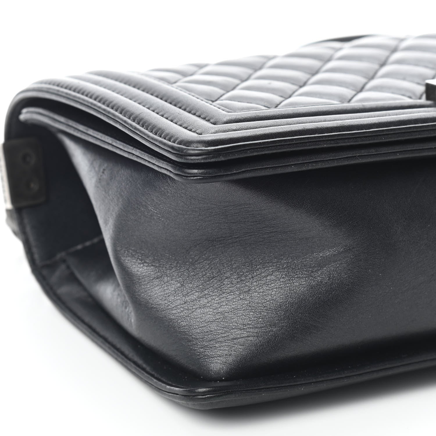 Chanel Calfskin Quilted Medium Boy Flap Black 7 of 8