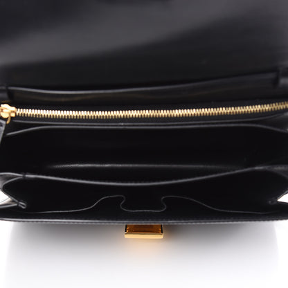 Celine Box Calfskin Medium Classic Box Flap Bag Black 5 of 12