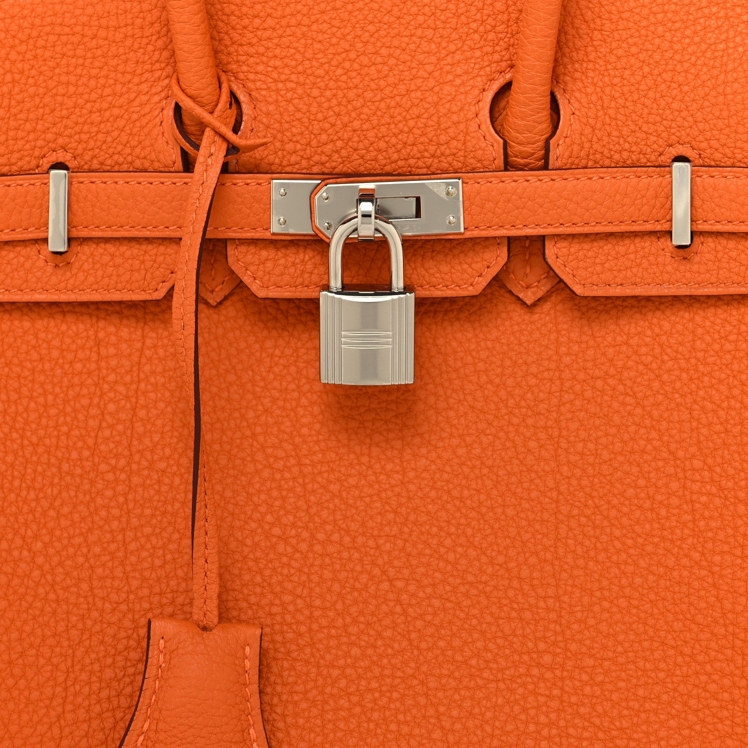 Hermes Togo Birkin 25 Orange 8 of 11