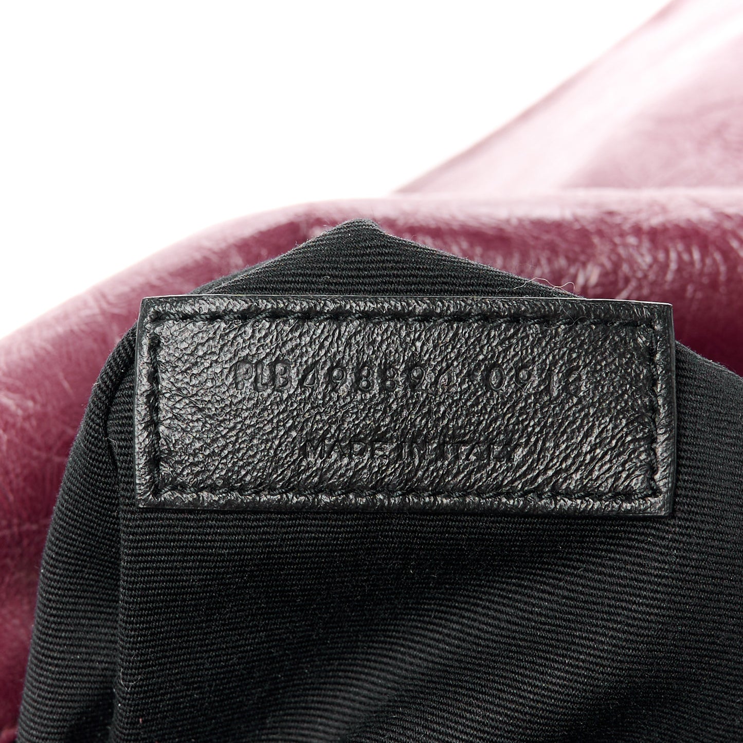 Crinkled Calfskin Matelasse Monogram Medium Niki Chain Satchel Rouge Legion