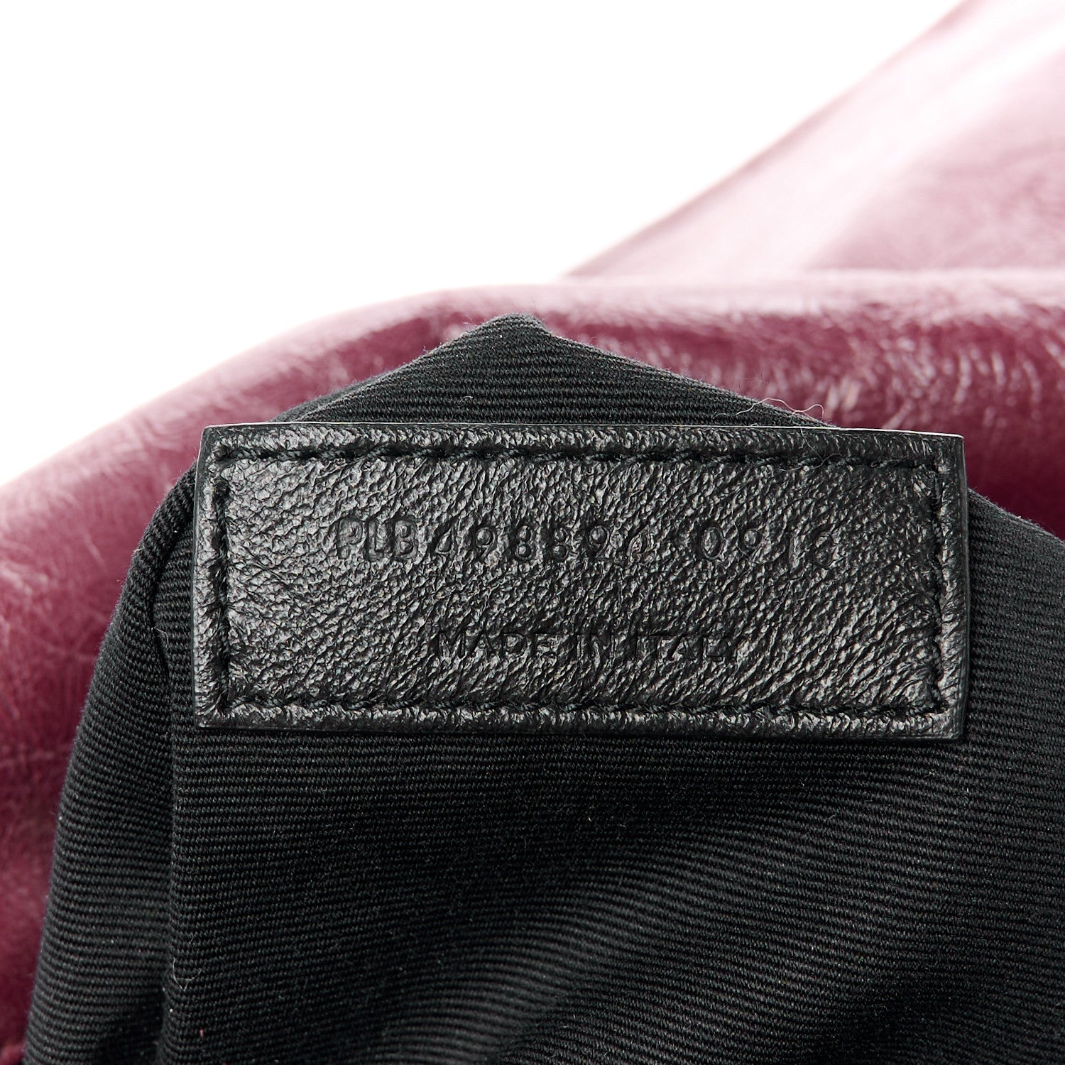 Saint Laurent Crinkled Calfskin Matelasse Monogram Medium Niki Chain Satchel Rouge Legion 8 of 11