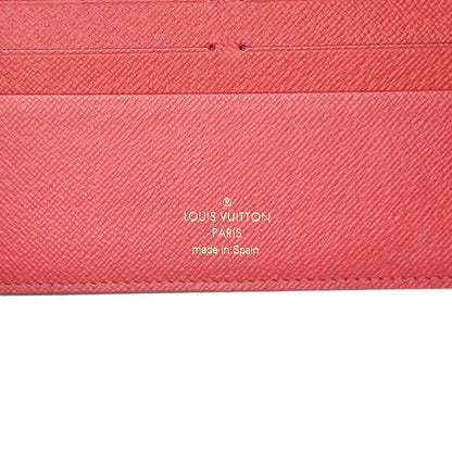 Louis Vuitton Damier Ebene Insolite Wallet Red 6 of 9