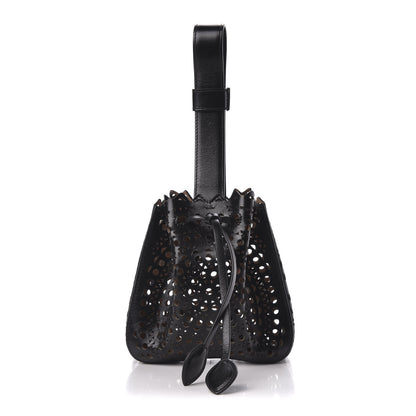 Alaia Lux Calfskin Vienne Rose-Marie 19 Bag Black 1 of 8