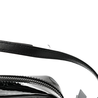 Saint Laurent Patent Calfskin Matelasse Monogram Lou Camera Bag Black 11 of 11