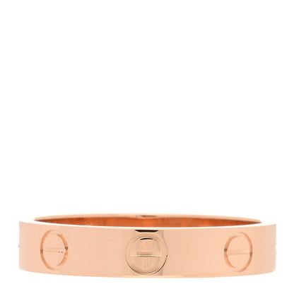 Cartier 18K Pink Gold 3.5mm LOVE Wedding Band Ring 52 6 3 of 4
