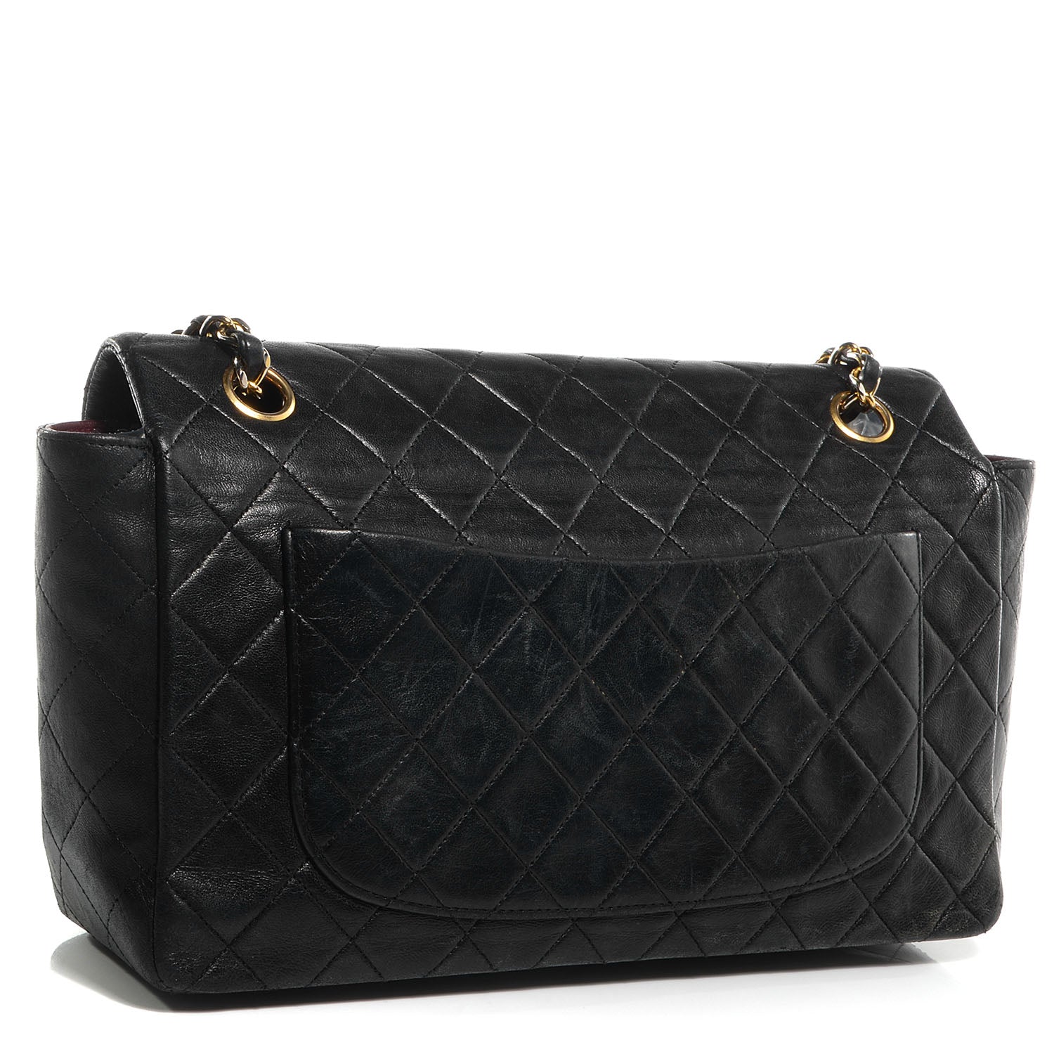 Chanel Lambskin Jumbo Single Flap Black 3 of 9