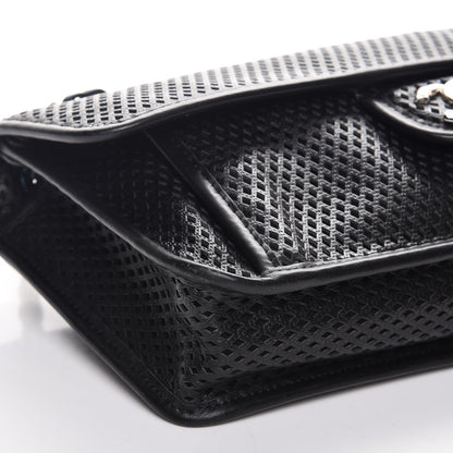 Chanel Perforated Calfskin Large Up In The Air Flap Black 9 of 10