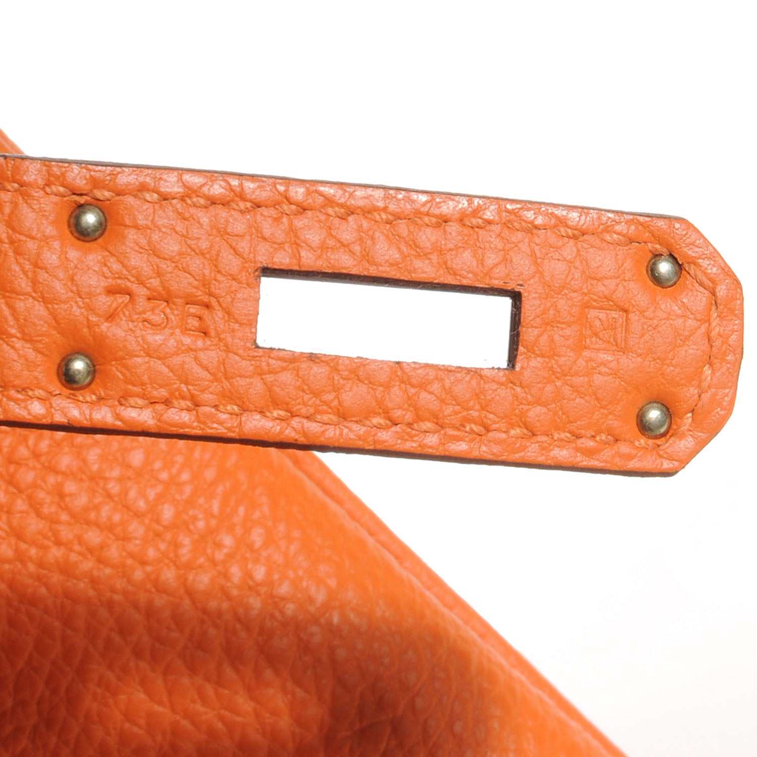 Hermes Togo Birkin 35 Orange 8 of 9