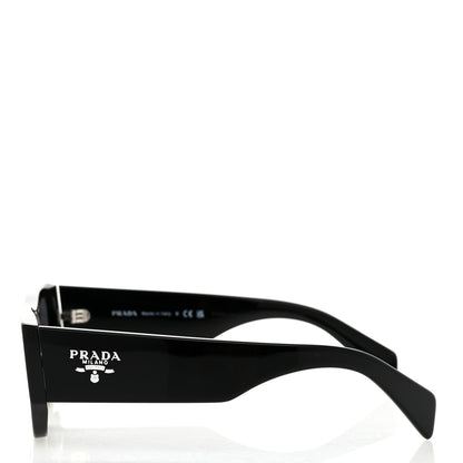 Prada Acetate Pillow Sunglasses SPR A01 Black 3 of 8