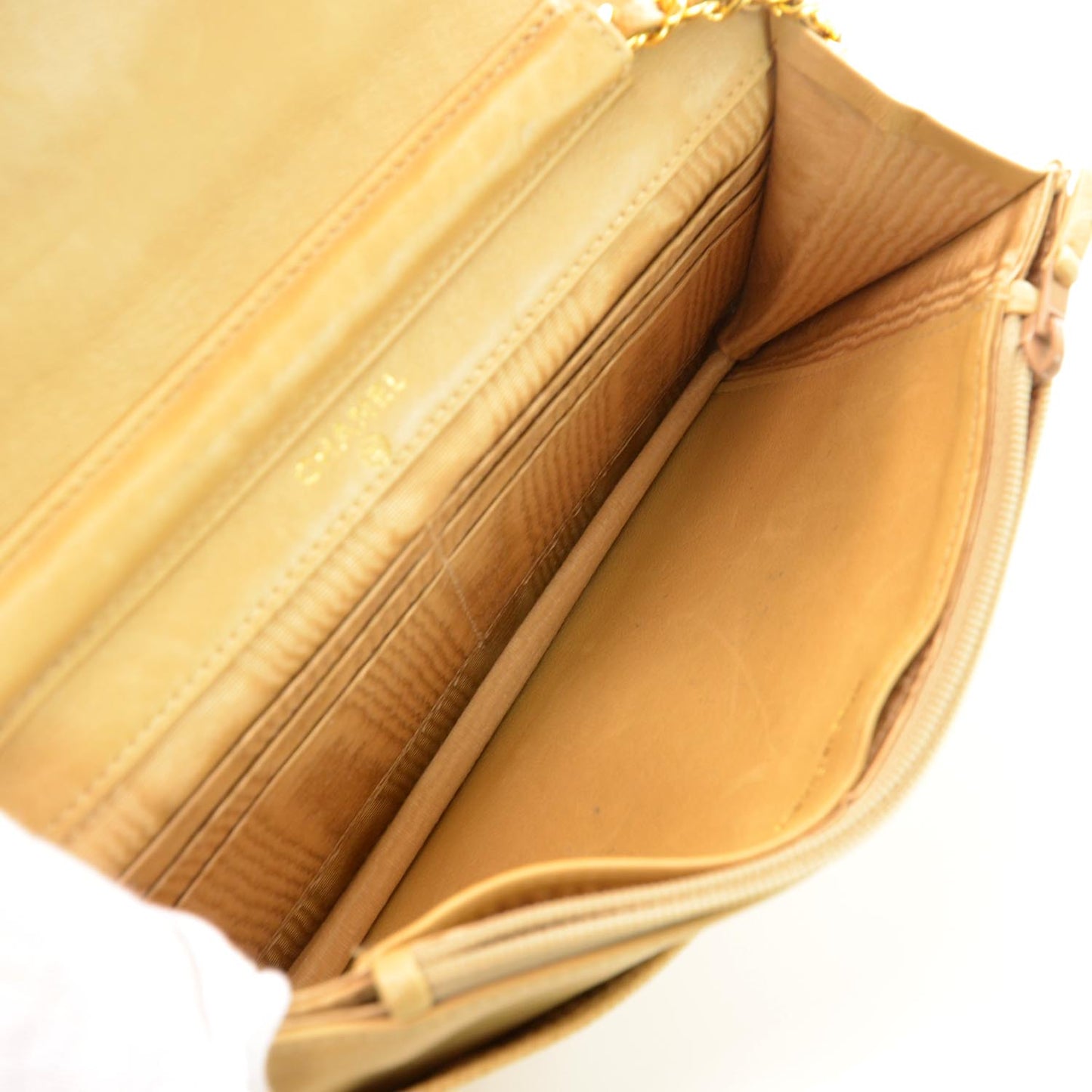 Caviar Wallet on Chain WOC Beige