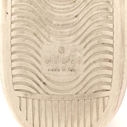 Gucci Calfskin Ayers Bee Embroidered Womens Ace Sneakers 39.5 White Green 12 of 20