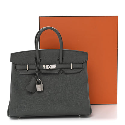 Hermes Togo Birkin 25 Vert Amande 11 of 11