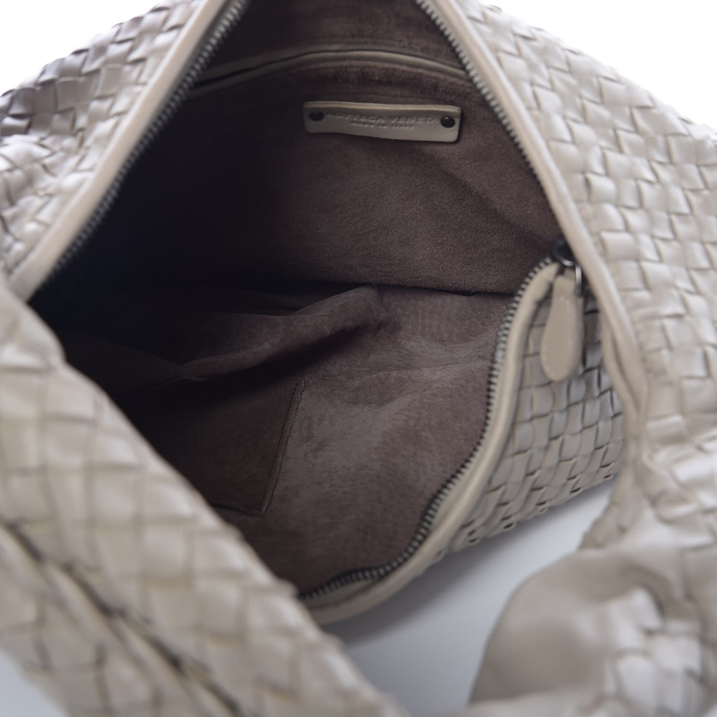 Nappa Intrecciato Large Veneta Hobo Limo