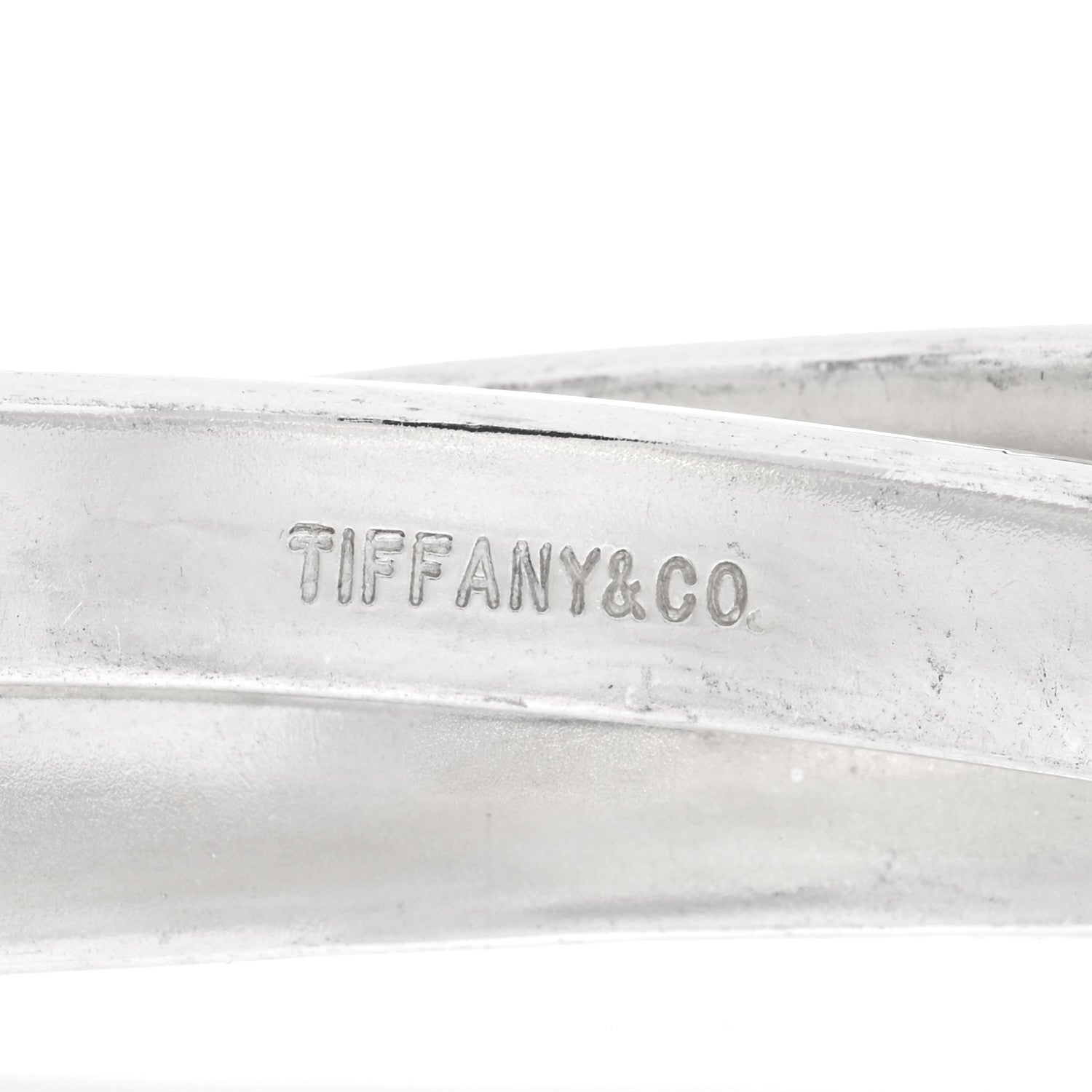 Tiffany Sterling Silver Triple Interlocking Bangle Bracelet 3 of 3