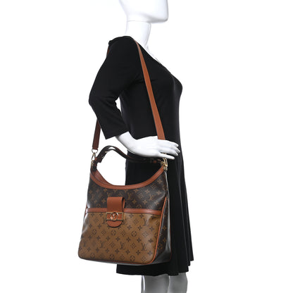 Louis Vuitton Reverse Monogram Dauphine Hobo MM 2 of 9