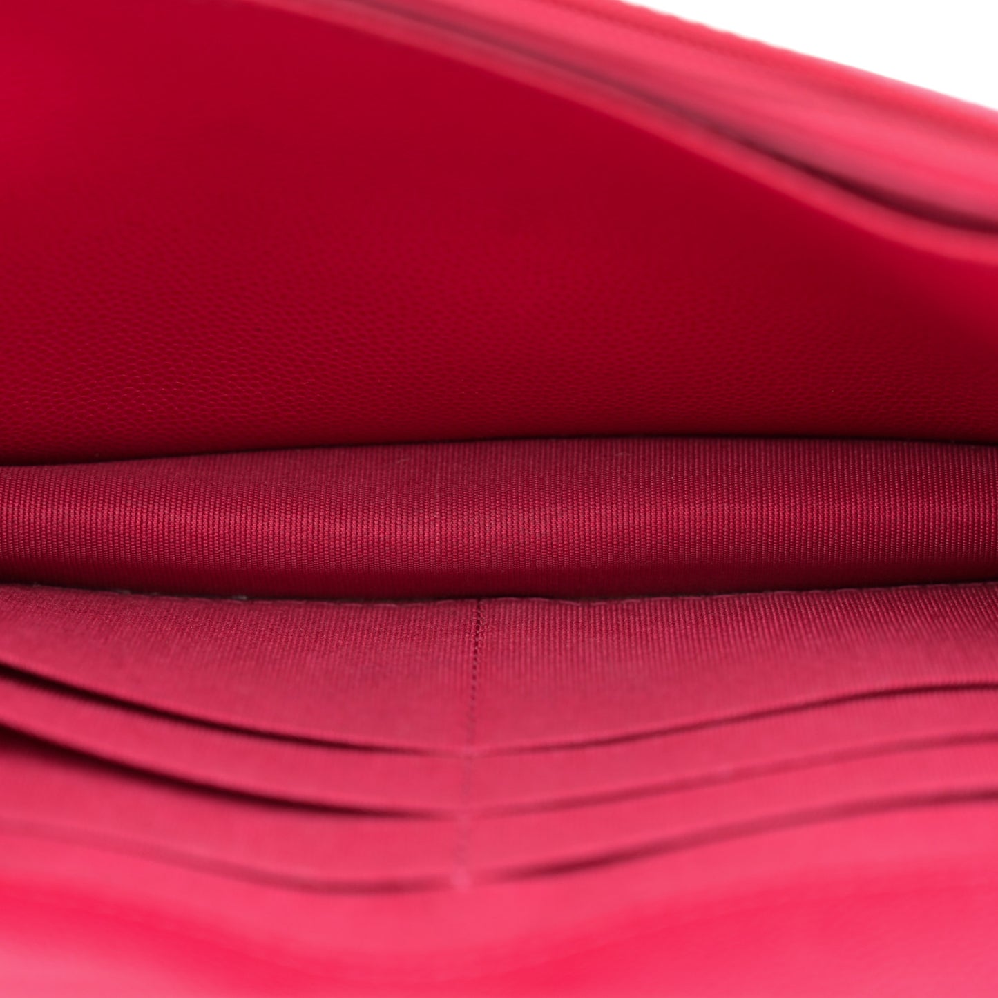 Caviar Quilted 2.55 Reissue Wallet On Chain WOC Dark Pink