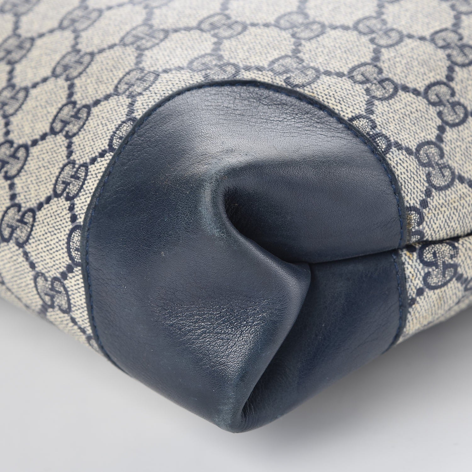 Gucci GG Plus Monogram Web Tote Navy Blue 17 of 17