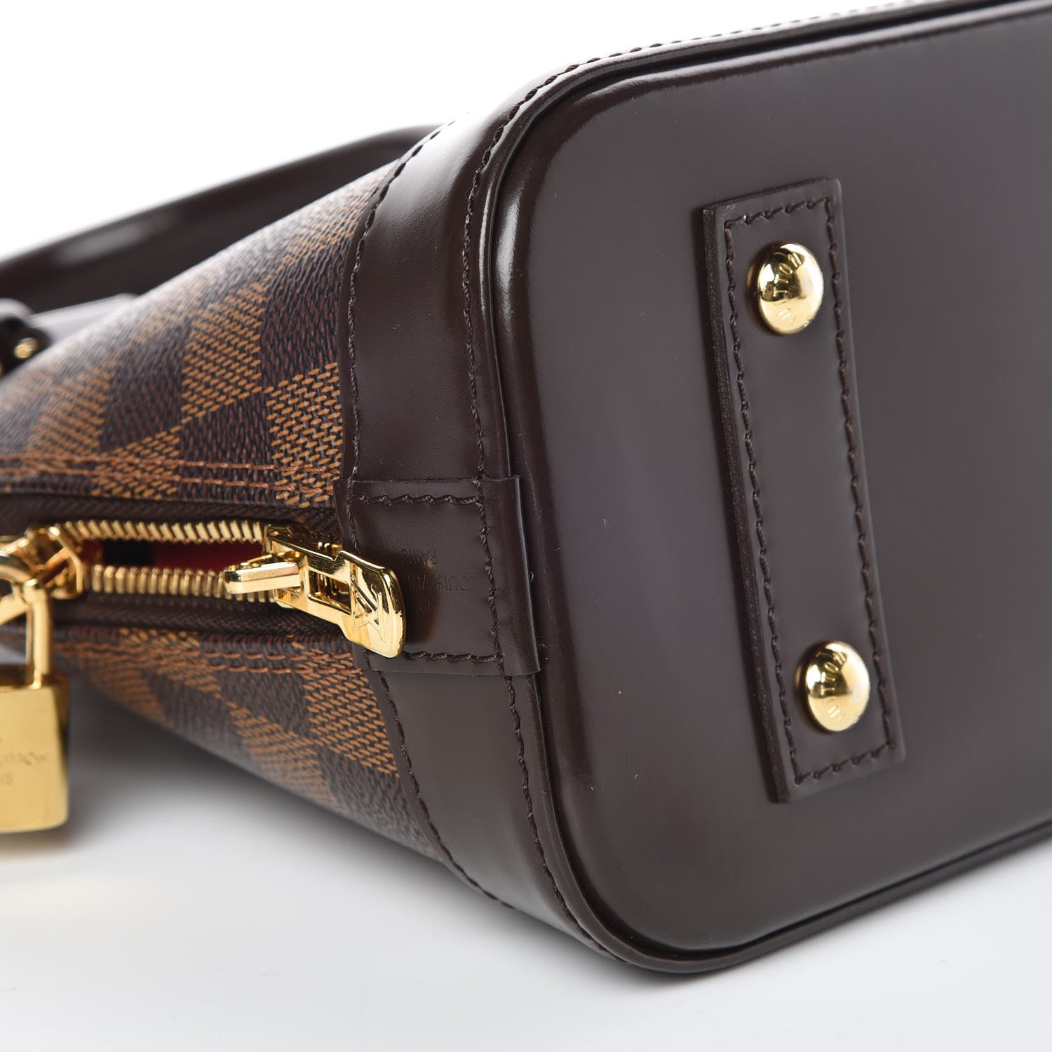 Louis Vuitton Damier Ebene Alma BB 7 of 9