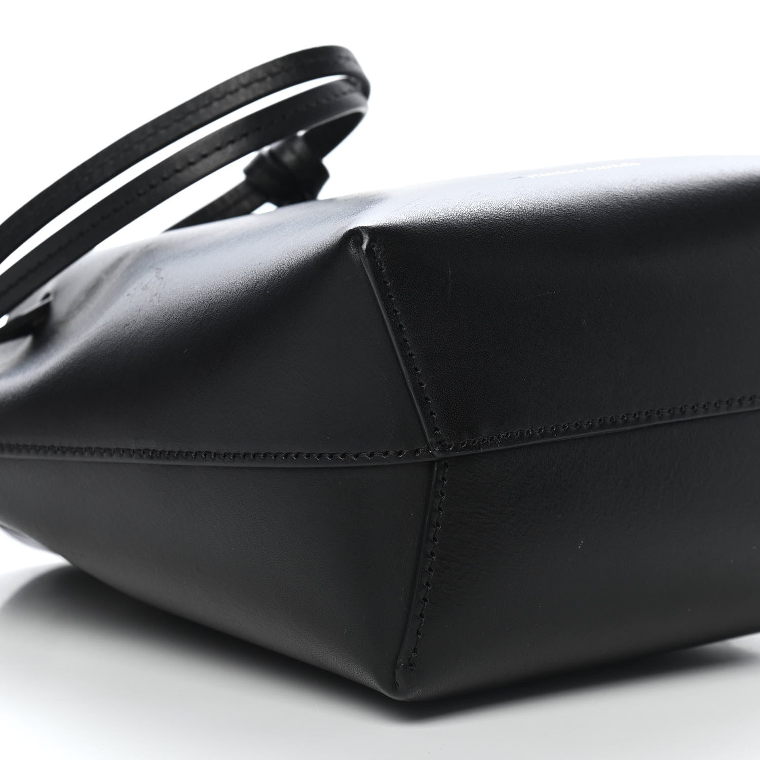 Mansur Gavriel Calfskin Mini Mini Bucket Bag Black Flamma 8 of 10