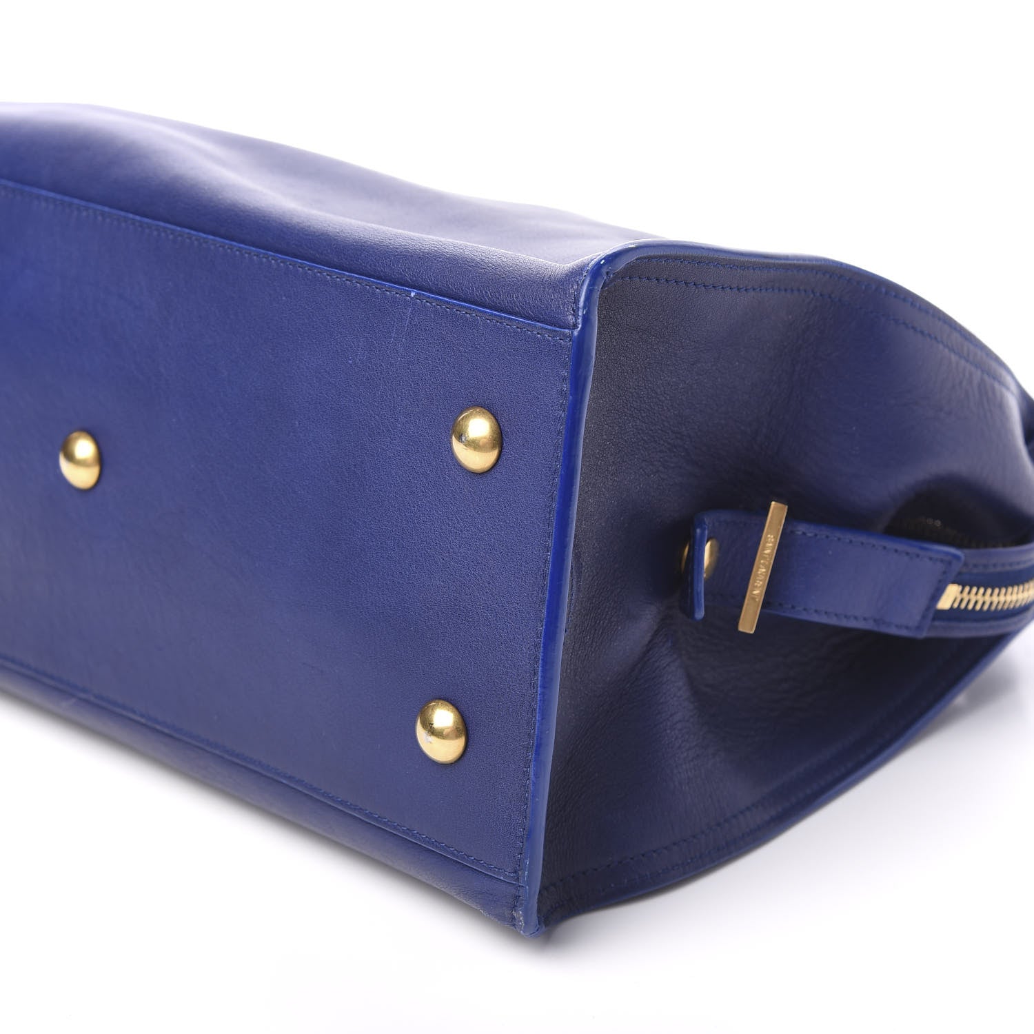 Saint Laurent Calfskin Small Classic Y Cabas Navy 6 of 8