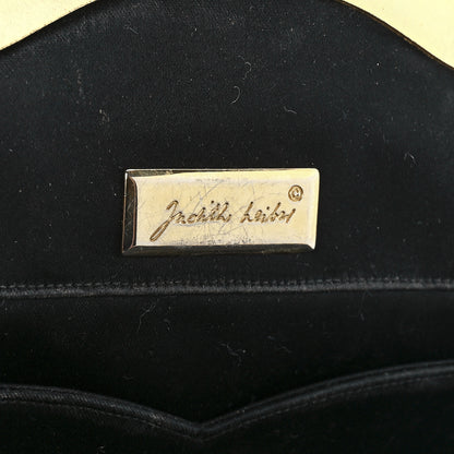 Judith Leiber Snakeskin Crystal Evening Bag Black 8 of 14