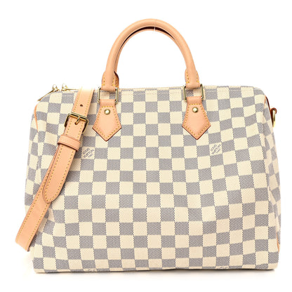 Louis Vuitton Damier Azur Speedy Bandouliere 30 1 of 10