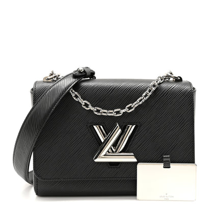 Louis Vuitton Epi Twist Shoulder Bag MM Black 3 of 10