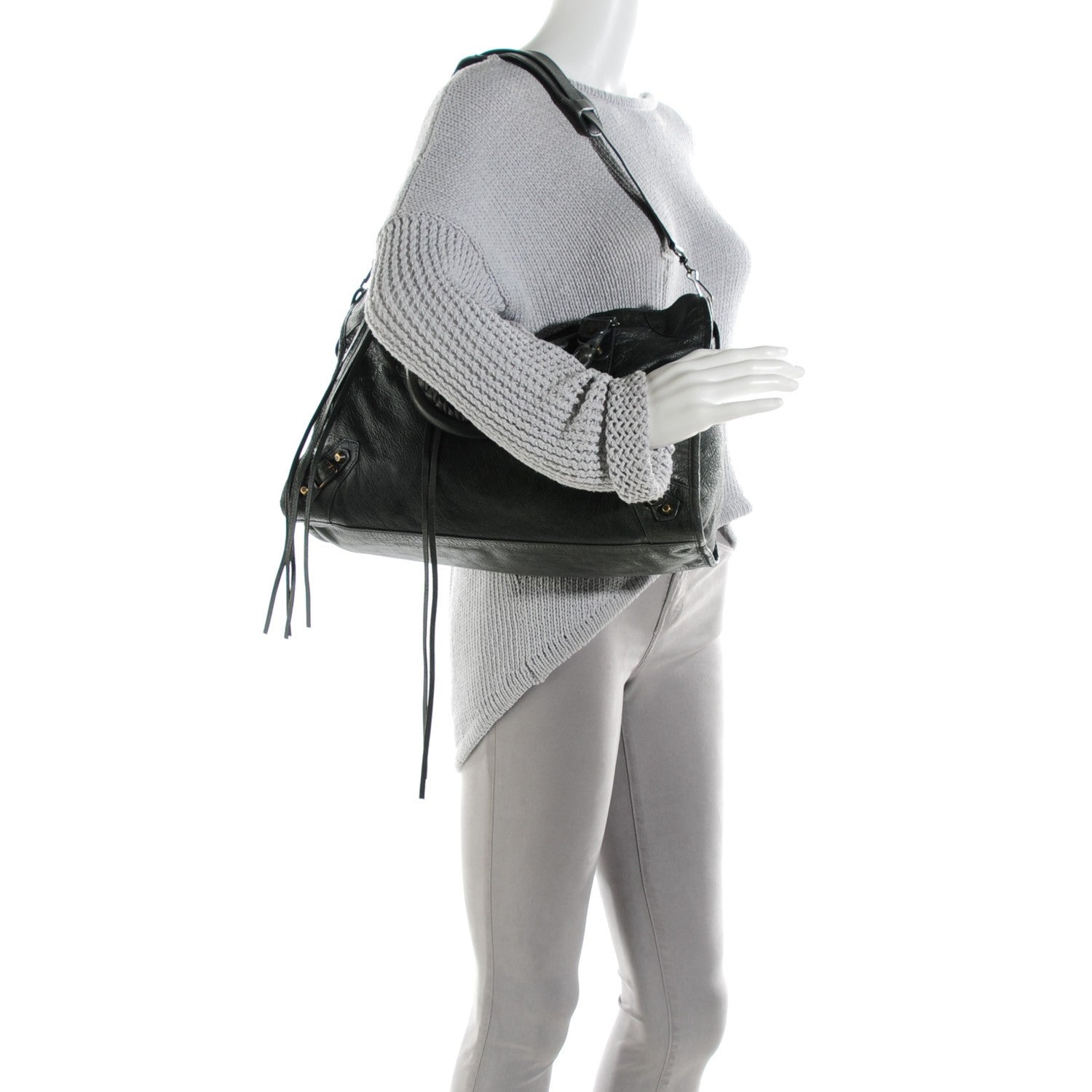 Balenciaga Agneau Classic Hardware City Anthracite 2 of 7