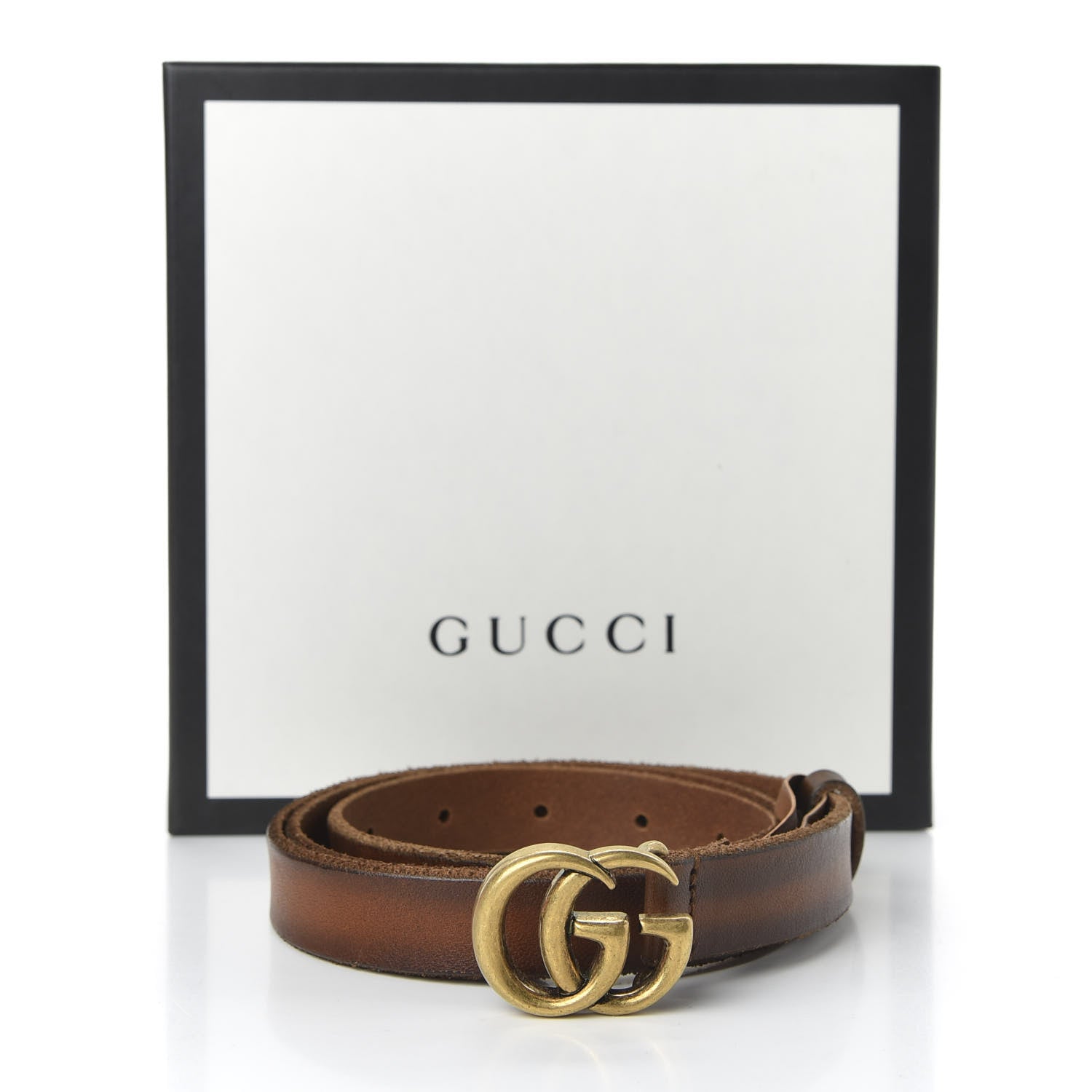 Gucci Faded Calfskin Double G 20mm Belt 90 36 Cuir 5 of 5