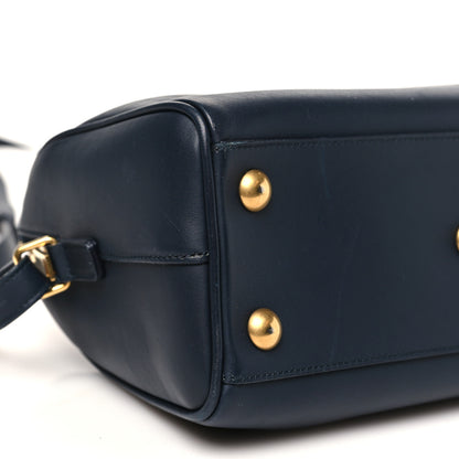 Saint Laurent Calfskin Classic Baby Duffle Navy Blue 9 of 10