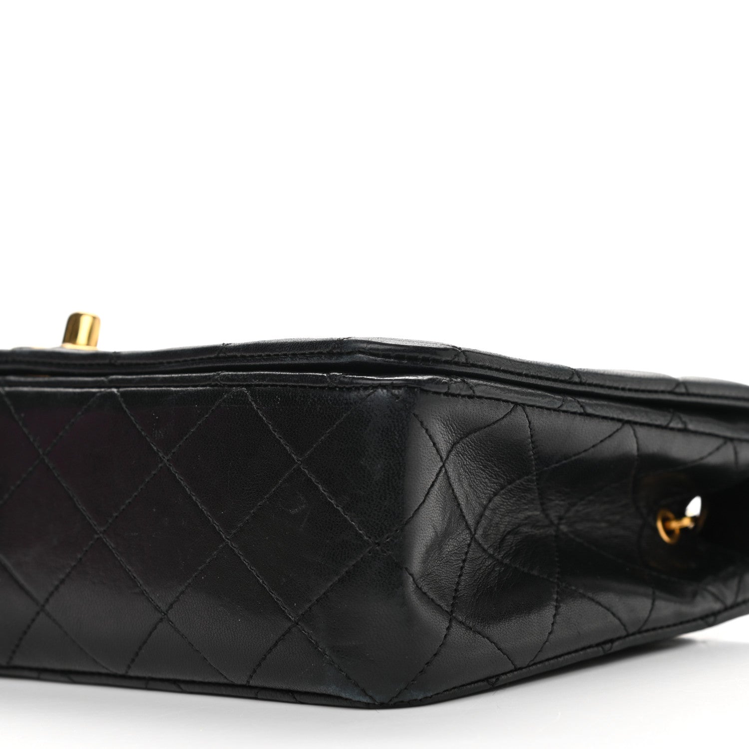Chanel Lambskin Quilted Small Single Flap Black 11 of 13