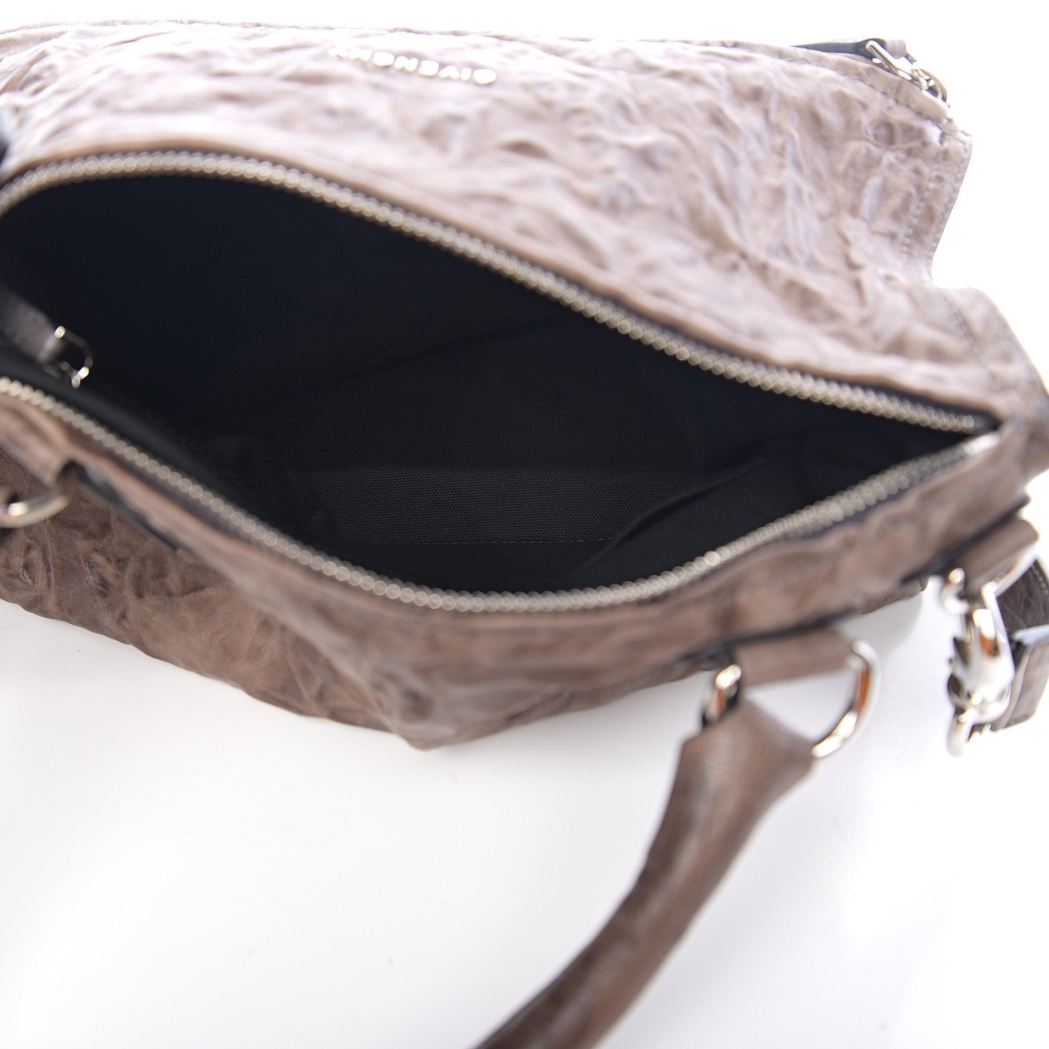 Givenchy Tumbled Sheepskin Medium Pandora Charcoal 4 of 10