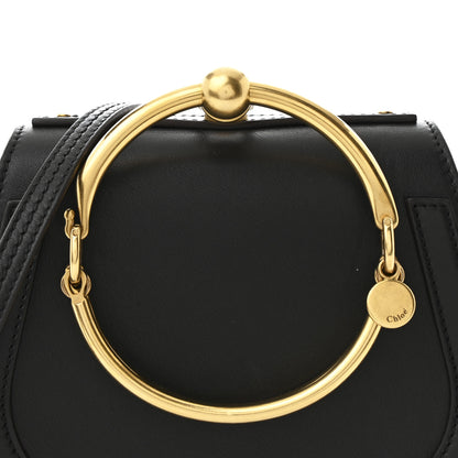 Chloe Calfskin Suede Small Nile Bracelet Bag Black 8 of 10