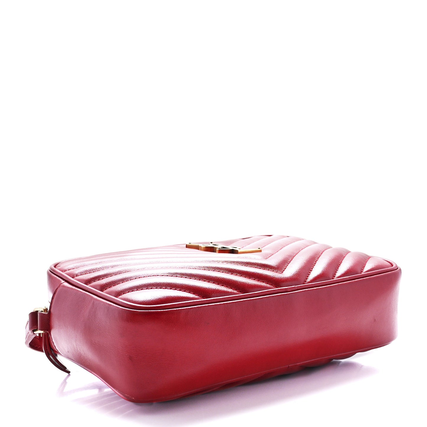 Calfskin Matelasse Monogram Lou Camera Bag Rouge Eros