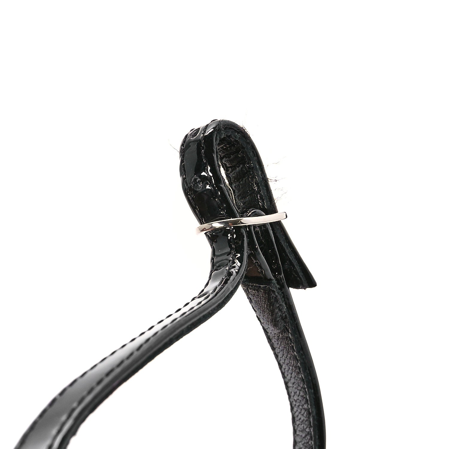 Christian Louboutin Patent Miradona 120 Sandals 38 Black 8 of 8