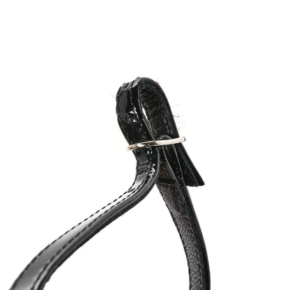 Christian Louboutin Patent Miradona 120 Sandals 38 Black 8 of 8