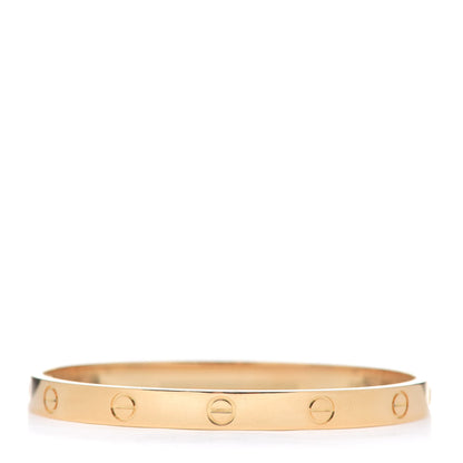 Cartier 18K Yellow Gold LOVE Bracelet 18 3 of 8