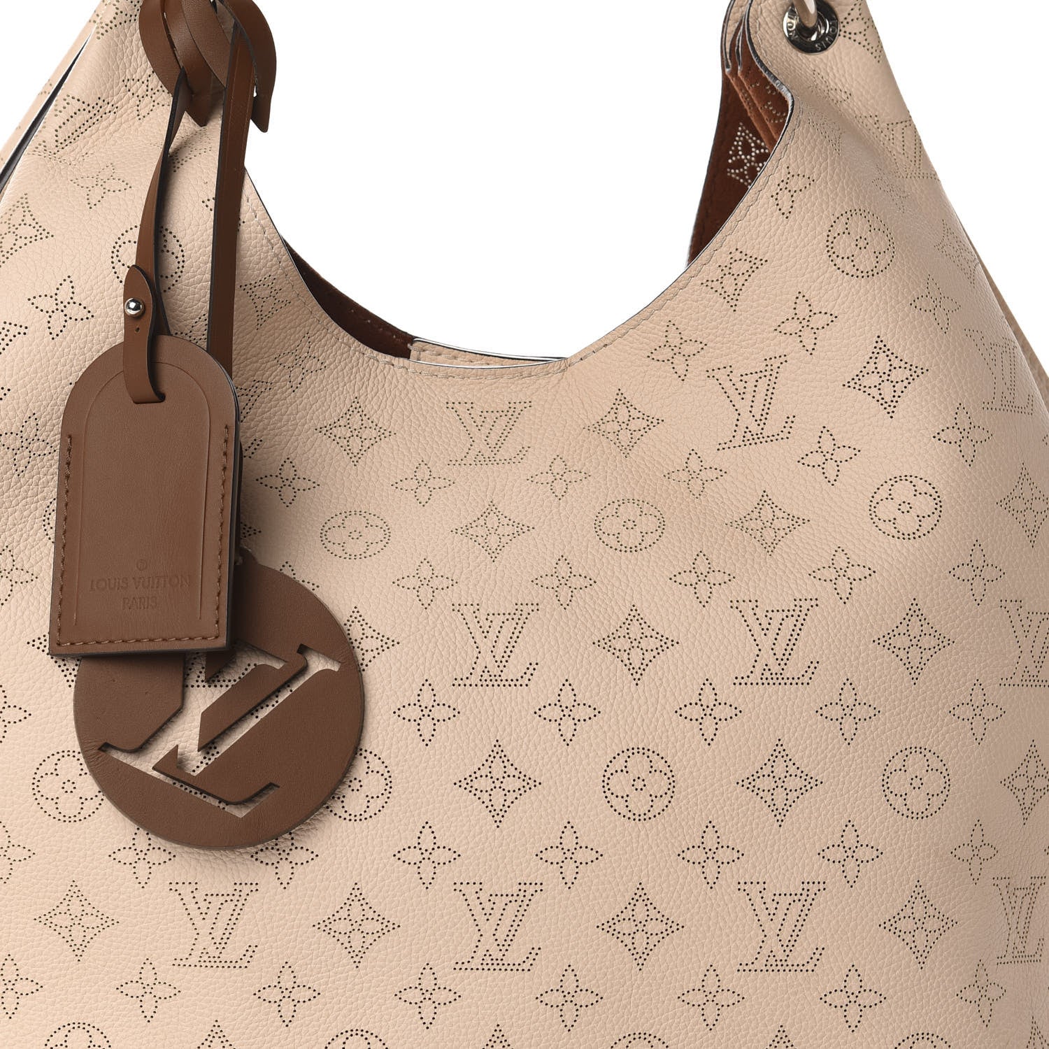 Louis Vuitton Mahina Carmel Hobo Creme 10 of 10