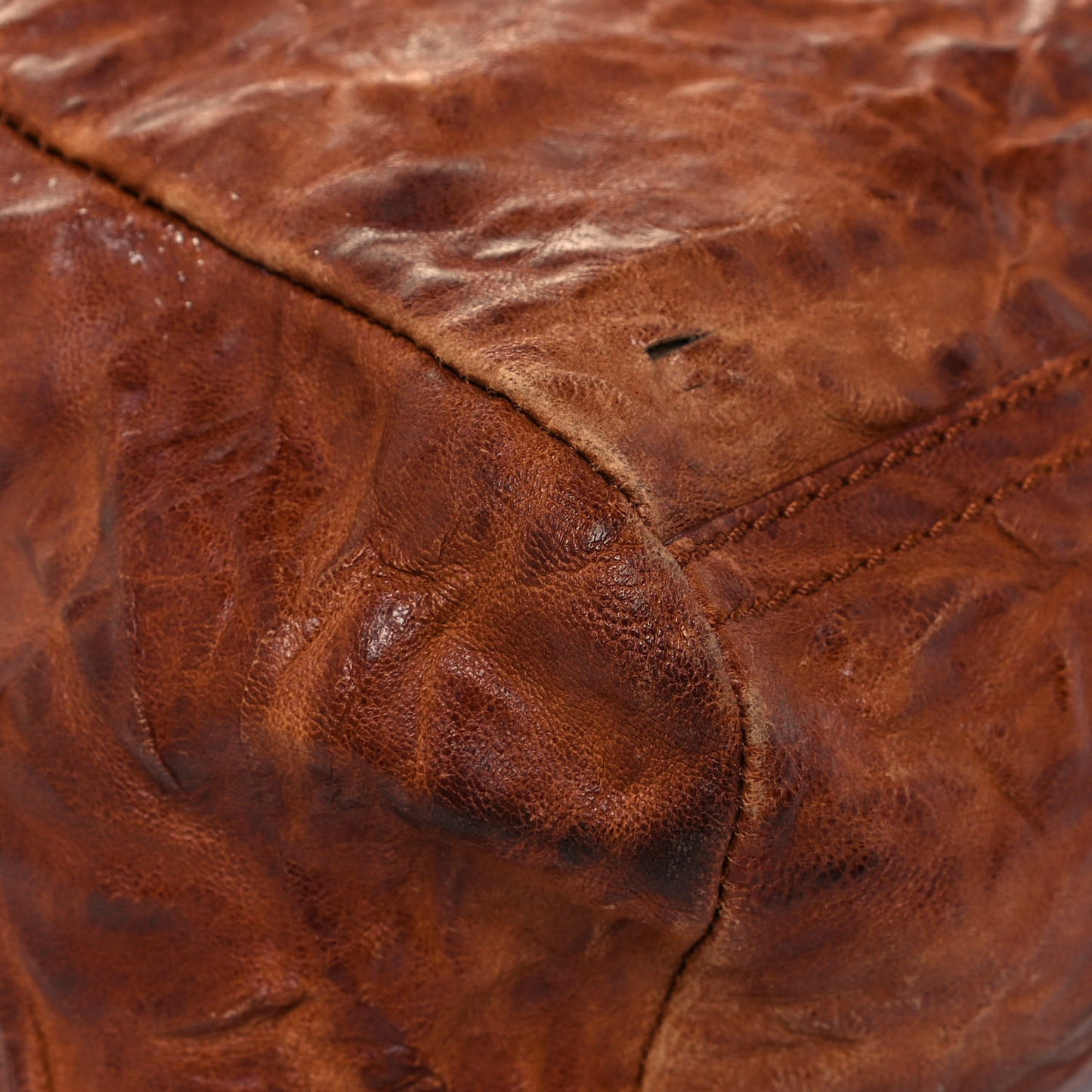 Tumbled Sheepskin Medium Pandora Cognac