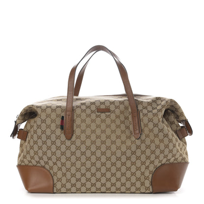 Gucci Monogram Carry-On Duffle Bag Brown 1 of 9
