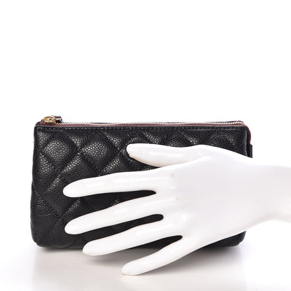 Chanel Caviar Quilted Small Pouch Black 2 of 8