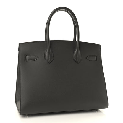 Hermes Grained Monsieur Birkin Sellier 30 Graphite 2 of 10
