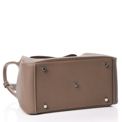 Hermes Taurillon Clemence Lindy 30 Etoupe 4 of 13