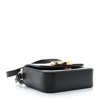 Chloe Shiny Calfskin Suede Mini C Double Carry Black 4 of 10