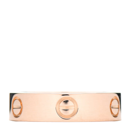 Cartier 18K Pink Gold 5.5mm LOVE Ring 60 9 1 of 5