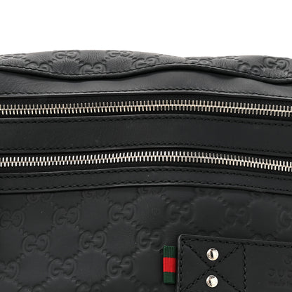 Gucci Guccissima Web Belt Bag Black 8 of 10