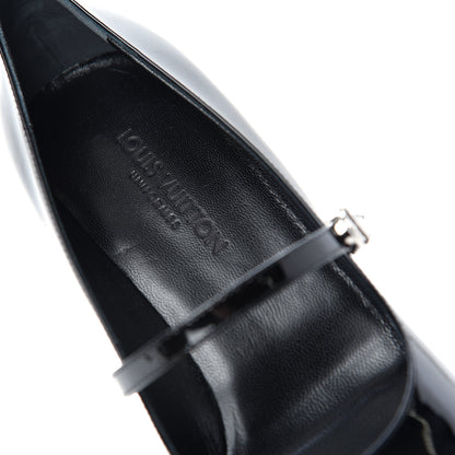 Louis Vuitton Patent Uniformes Silhouette 40mm Pumps 36.5 Black 8 of 10