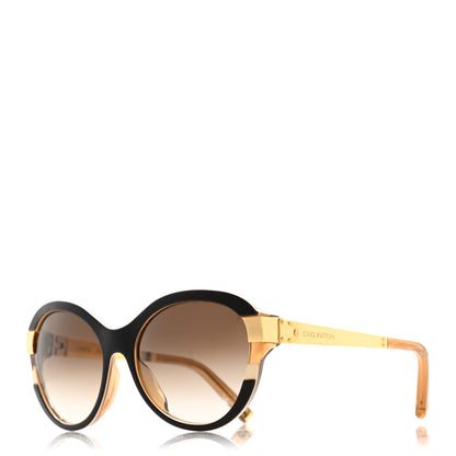 Louis Vuitton Petit Soupcon Cat Eye Sunglasses Z0487E Brown 1 of 9