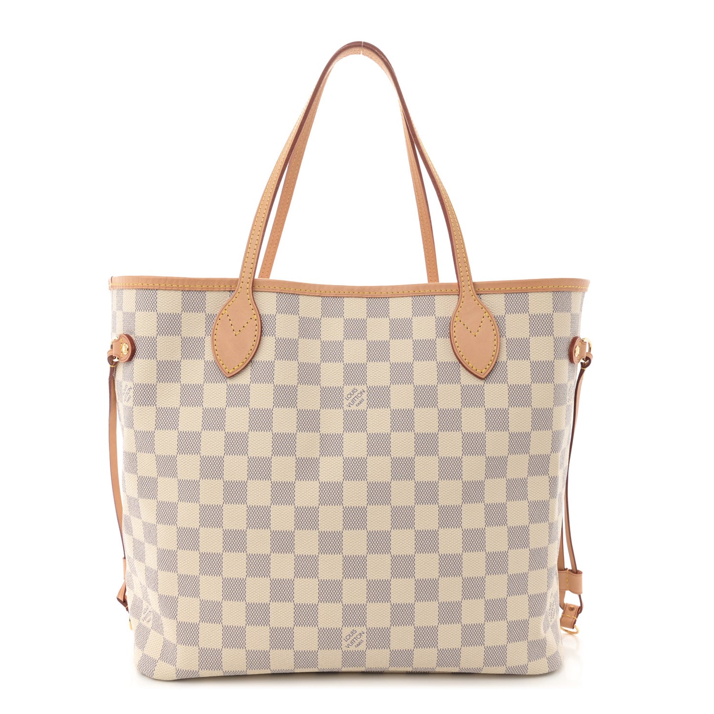 Damier Azur Neo Neverfull MM Rose Ballerine