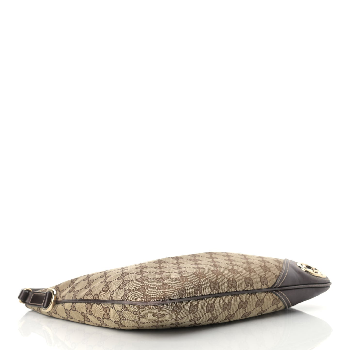 Monogram Medium New Britt Hobo Dark Brown